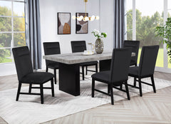 Sebastian Black/Gray Dining Table - Ornate Home