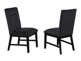Sebastian Black Side Chair - Ornate Home