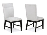 Sebastian Light Gray/Black Dining Set - Ornate Home