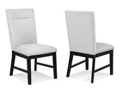 Sebastian Light Gray/Black Dining Set - Ornate Home
