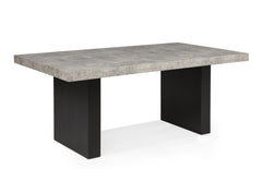 Sebastian Light Gray/Black Dining Set - Ornate Home