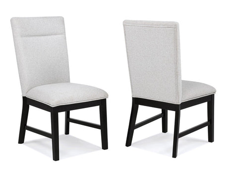 Sebastian Light Gray Side Chair (Set of 2) - Ornate Home