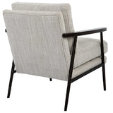 Sebastian White Cast Iron Accent Chair - Ornate Home