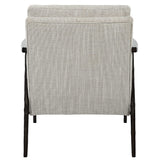 Sebastian White Cast Iron Accent Chair - Ornate Home