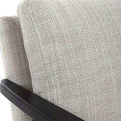 Sebastian White Cast Iron Accent Chair - Ornate Home