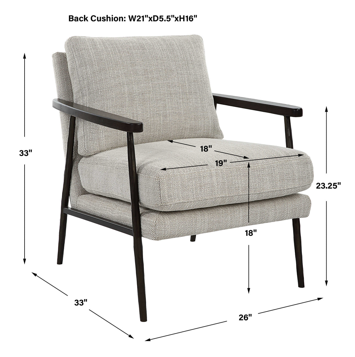 Sebastian White Cast Iron Accent Chair - Ornate Home