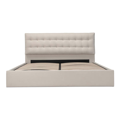 Sebastion Cream King Storage Bed - Ornate Home
