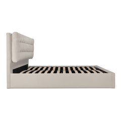 Sebastion Cream Queen Storage Bed - Ornate Home