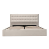 Sebastion Cream Queen Storage Bed - Ornate Home