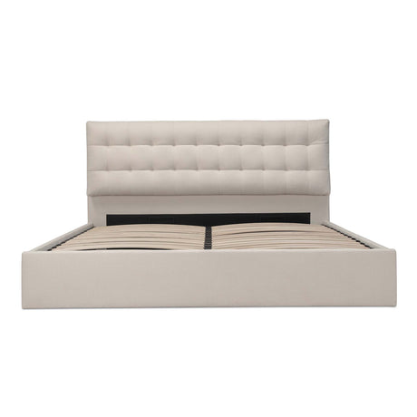Sebastion Cream Queen Storage Bed - Ornate Home