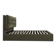 Sebastion Green Queen Storage Bed - Ornate Home