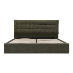 Sebastion Green Queen Storage Bed - Ornate Home