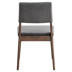 Seda Gray/Walnut Side Chair (Set of 2) - Ornate Home