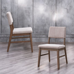 Seda Mauve/Walnut Side Chair (Set of 2) - Ornate Home