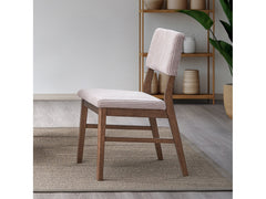 Seda Mauve/Walnut Side Chair (Set of 2) - Ornate Home
