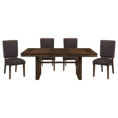 Sedley Espresso 5pc Dining Set - Ornate Home