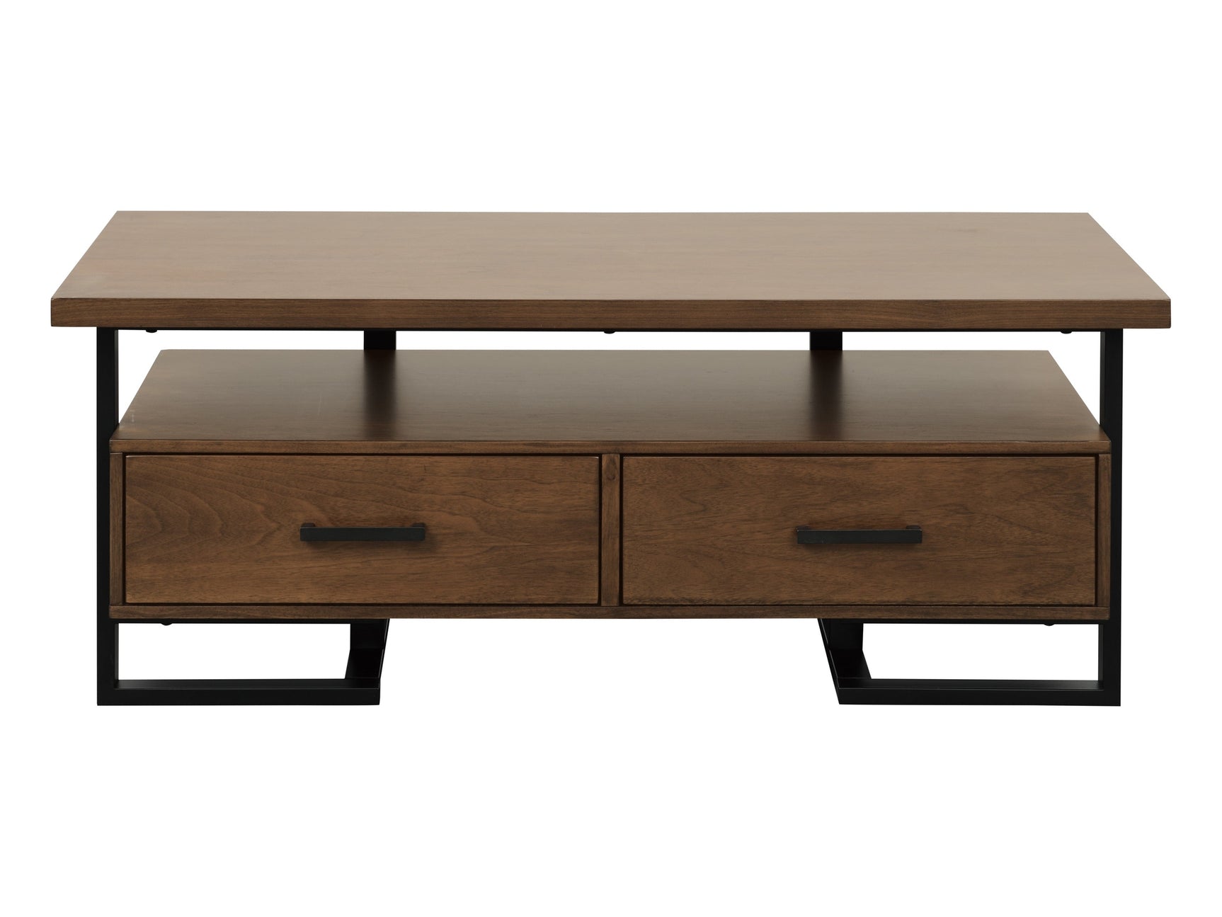 Sedley Walnut/Black Cocktail Table - Ornate Home