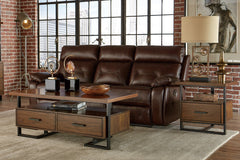 Sedley Walnut/Black End Table - Ornate Home