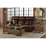 Sedley Walnut/Black End Table - Ornate Home