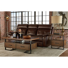 Sedley Walnut/Black End Table - Ornate Home