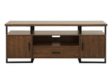 Sedley Walnut/Black TV Stand - Ornate Home