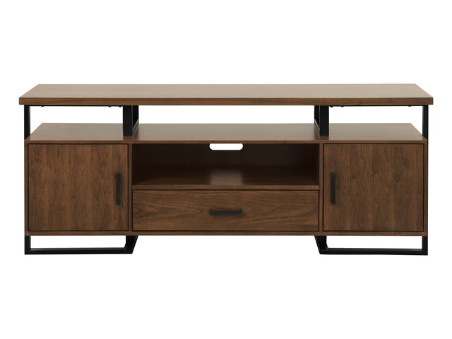 Sedley Walnut/Black TV Stand - Ornate Home