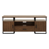 Sedley Walnut/Black TV Stand - Ornate Home