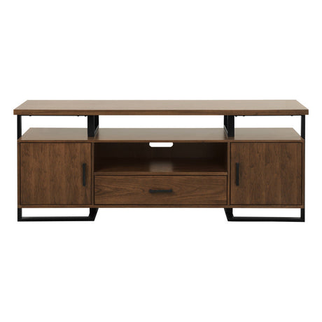 Sedley Walnut/Black TV Stand - Ornate Home