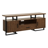 Sedley Walnut/Black TV Stand - Ornate Home