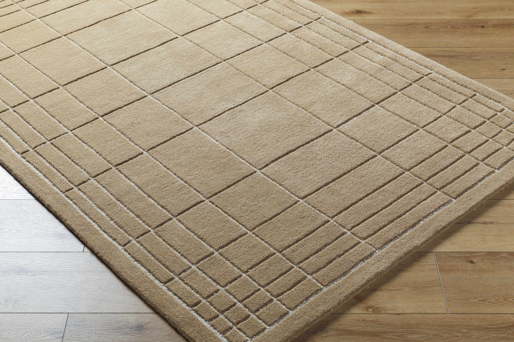 Sedna Brown Wool Area Rug - Ornate Home