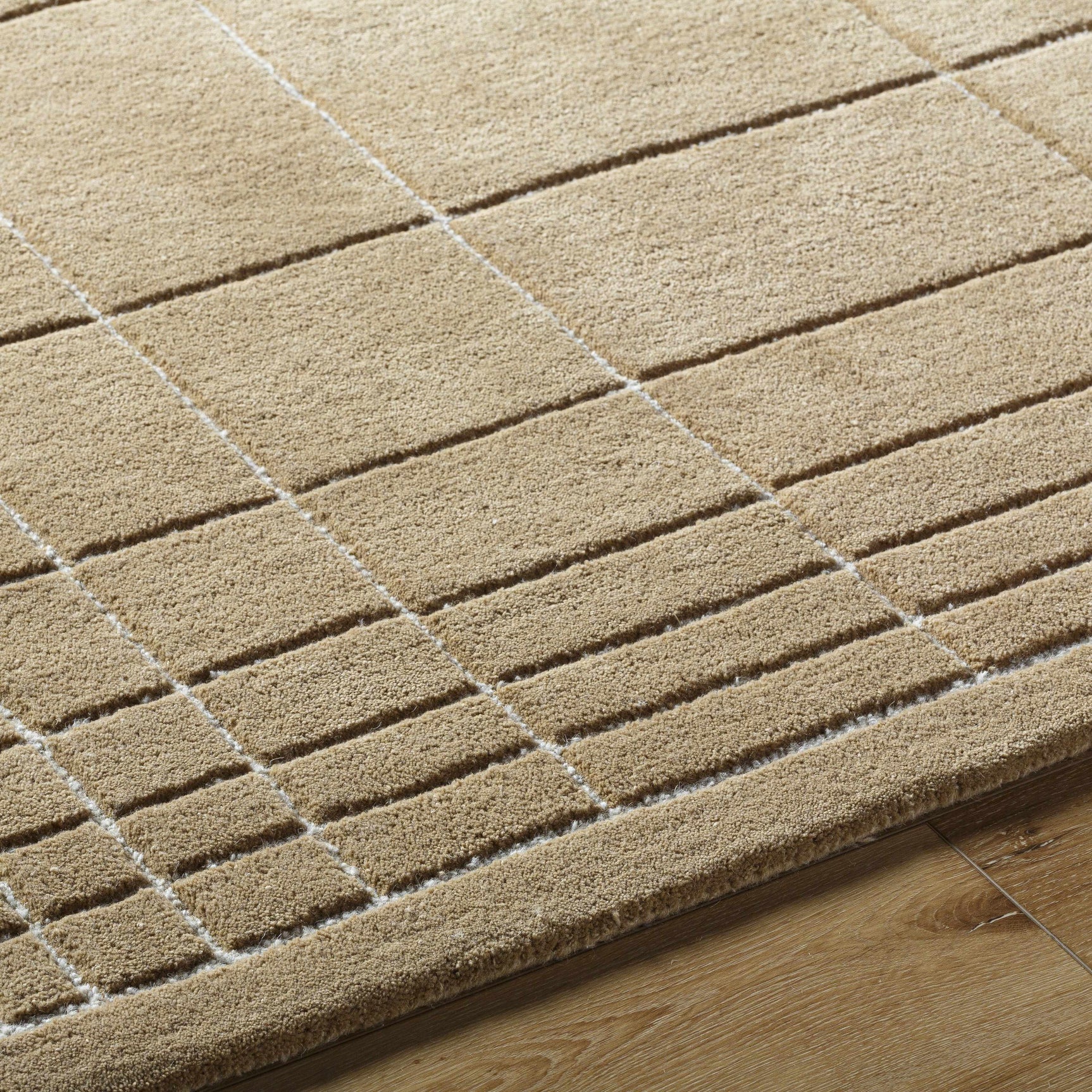 Sedna Brown Wool Area Rug - Ornate Home