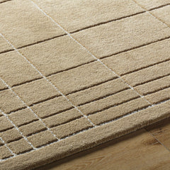 Sedna Brown Wool Area Rug - Ornate Home