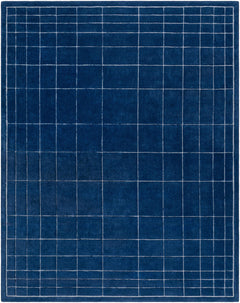 Sedna Navy Wool Area Rug - Ornate Home