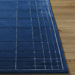 Sedna Navy Wool Area Rug - Ornate Home