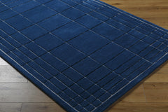 Sedna Navy Wool Area Rug - Ornate Home