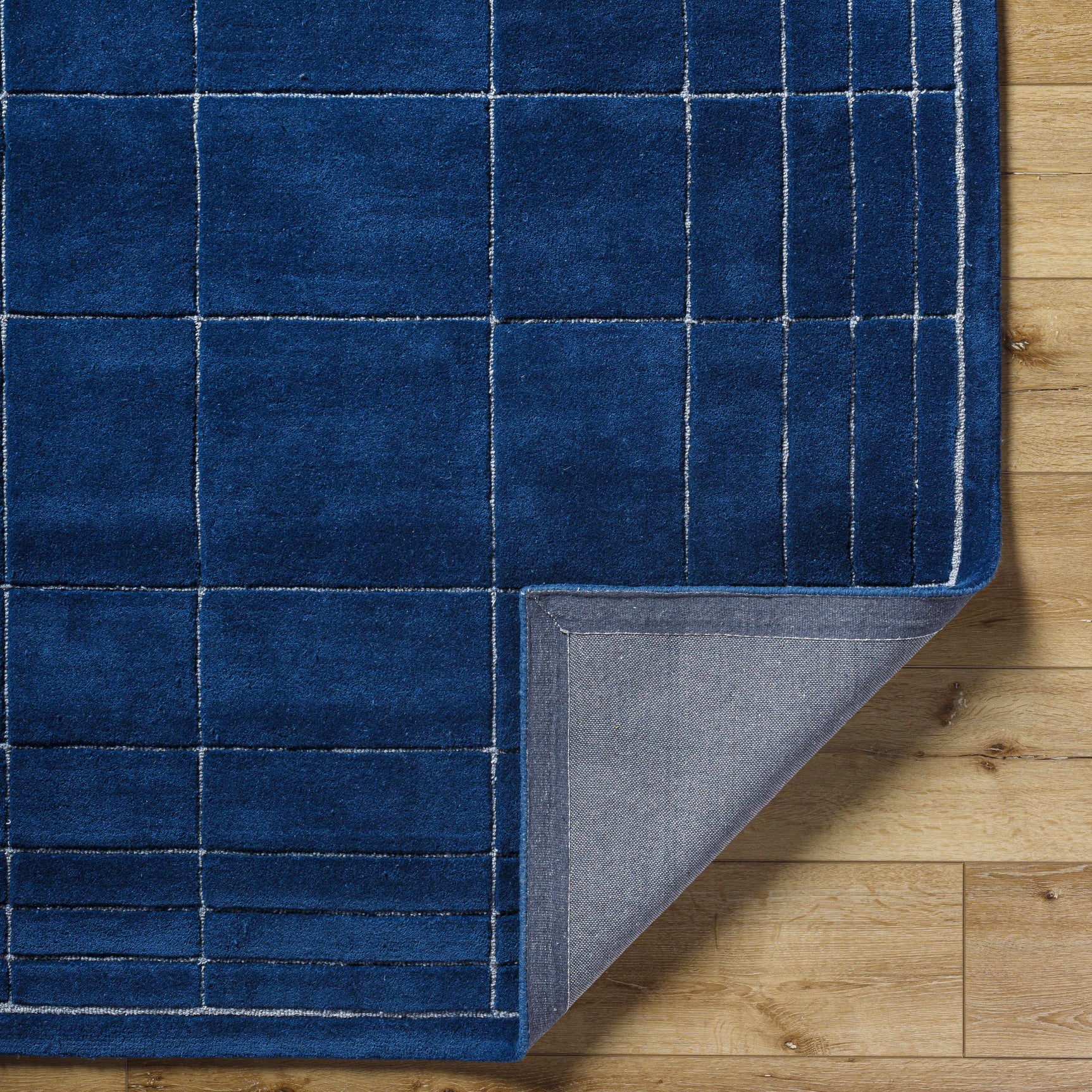 Sedna Navy Wool Area Rug - Ornate Home