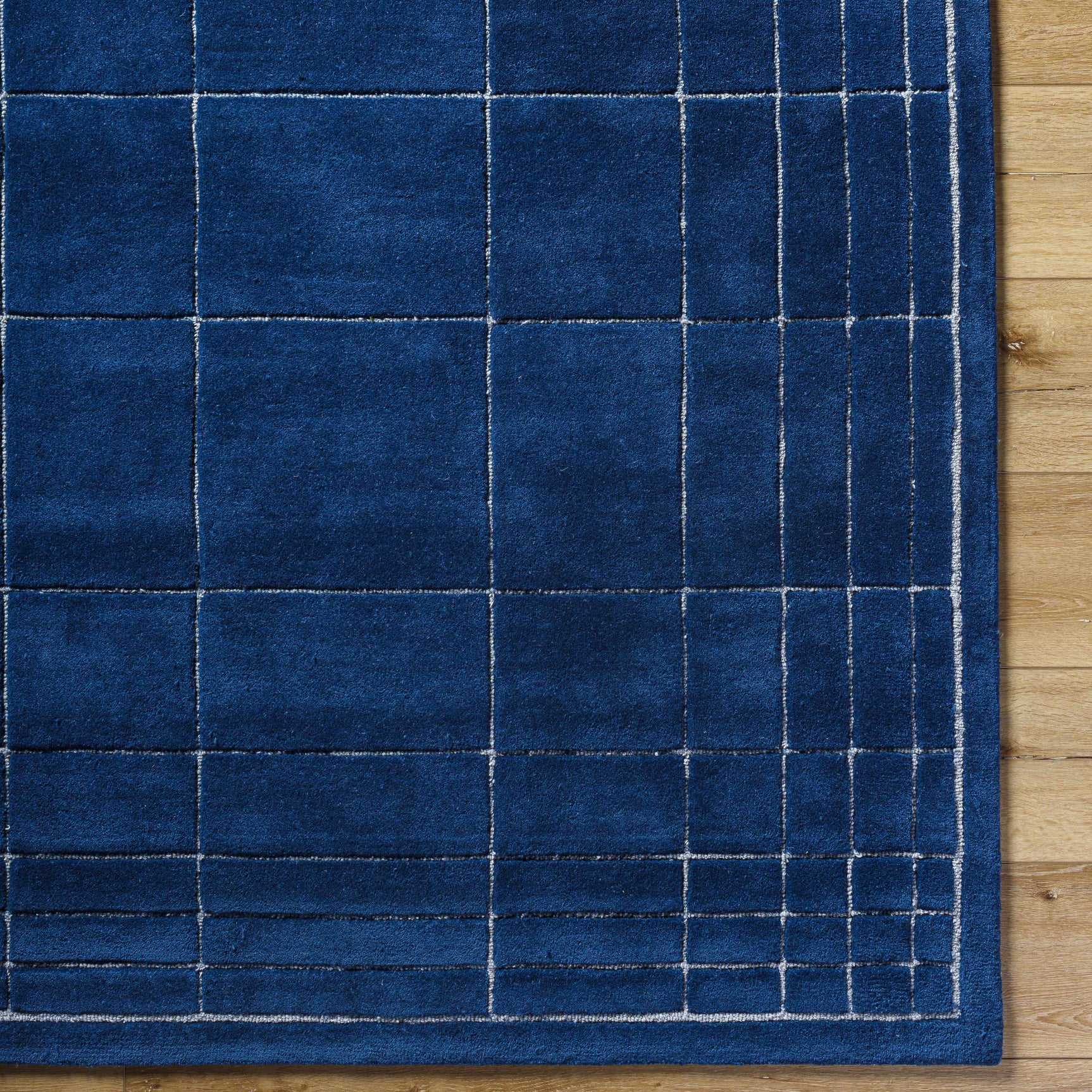 Sedna Navy Wool Area Rug - Ornate Home