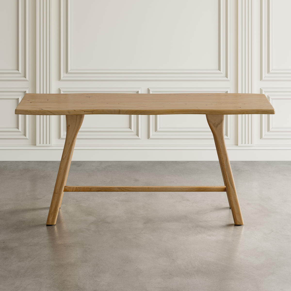 Sedona Natural/Blue Counter Table w/ 4 Macey Stools, Bench - Ornate Home
