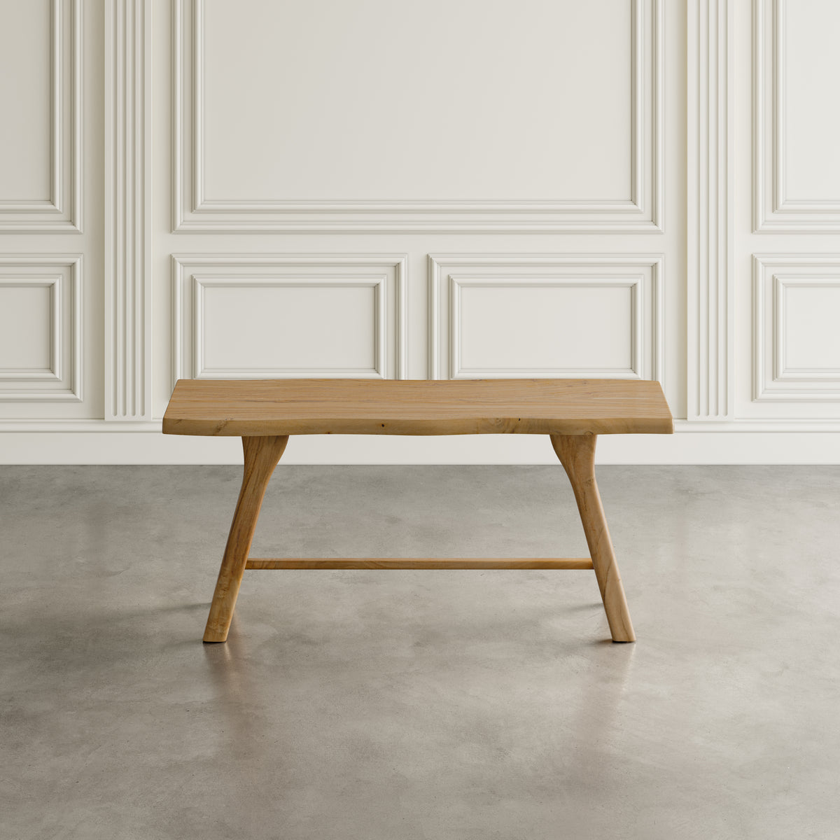 Sedona Natural Counter Table w/ 4 Macey Stools, Bench - Ornate Home