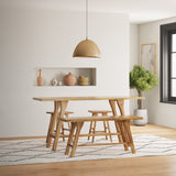 Sedona Natural Wood Stool (Set of 2) - Ornate Home