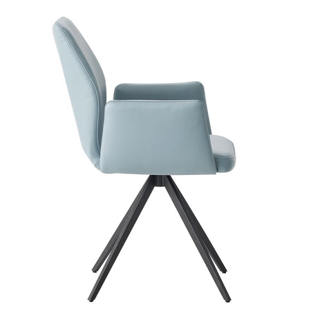 Segismunda Light Blue Side Chair - Ornate Home