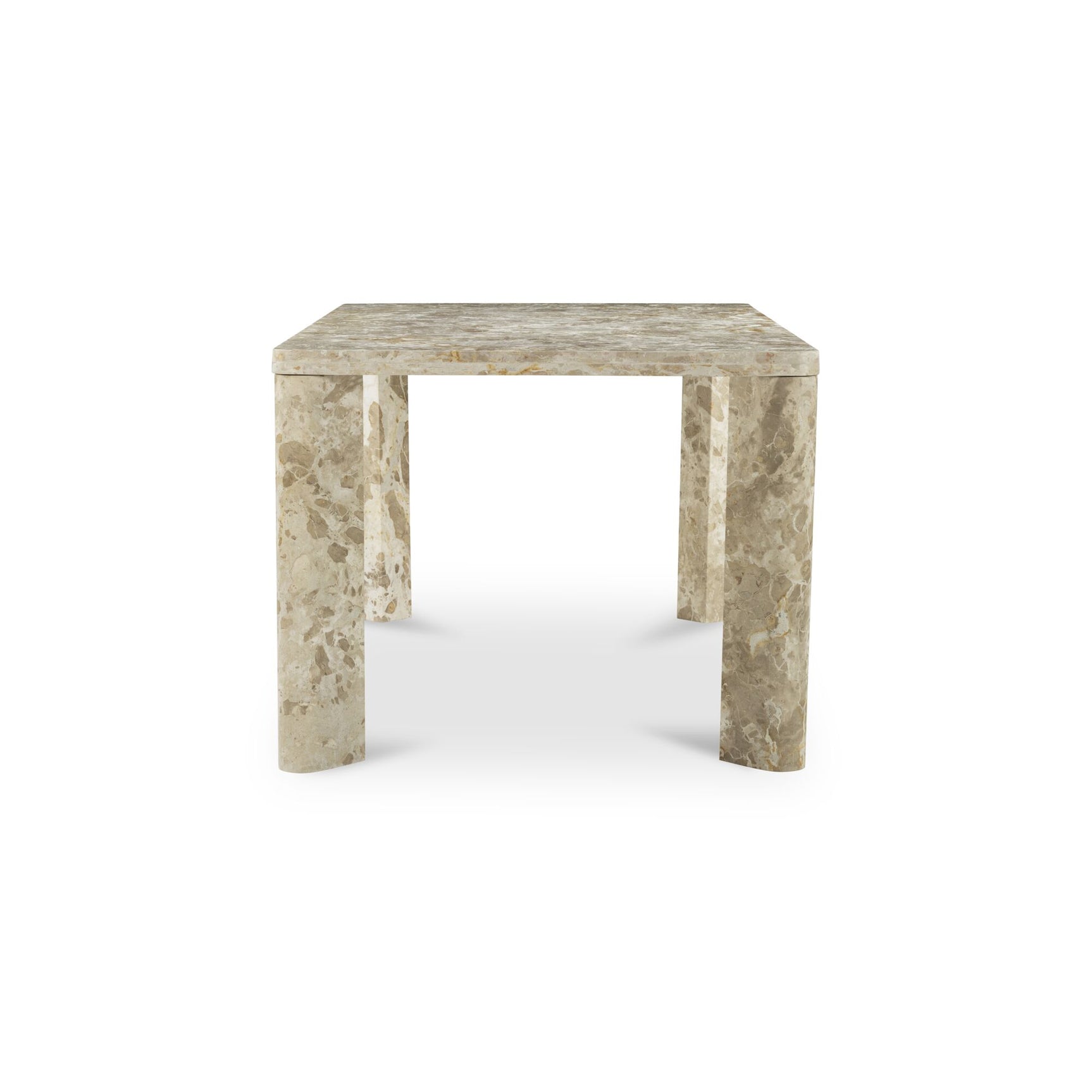 Segment Beige Panther Stone Dining Table - Ornate Home
