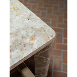 Segment Beige Panther Stone Dining Table - Ornate Home