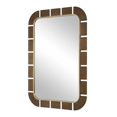 Segment Dark Bronze Mirror - Ornate Home