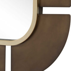 Segment Dark Bronze Mirror - Ornate Home