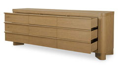 Segment Heritage Brown 9 Drawer Dresser - Ornate Home