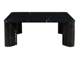 Segment Jetty Black Coffee Table - Ornate Home