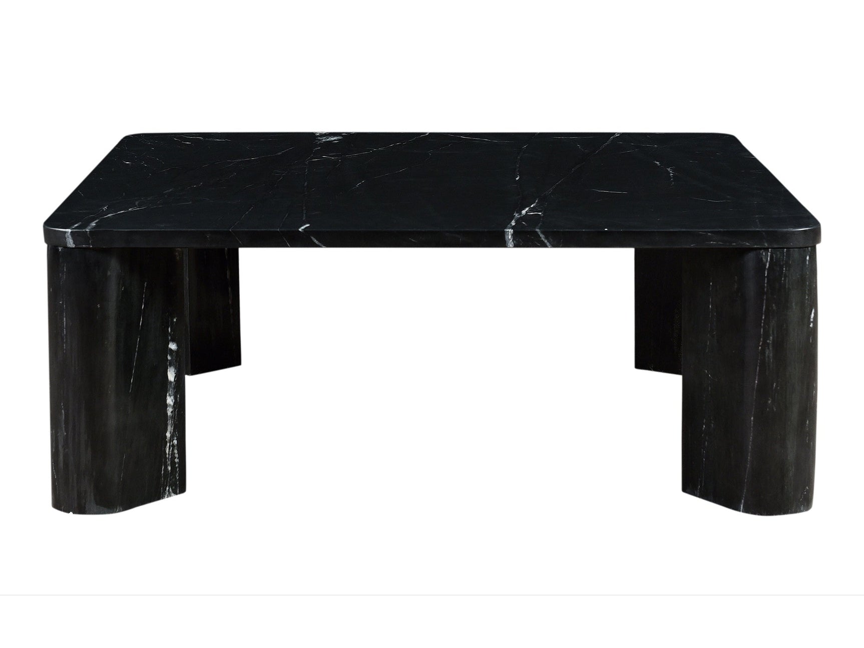 Segment Jetty Black Coffee Table - Ornate Home