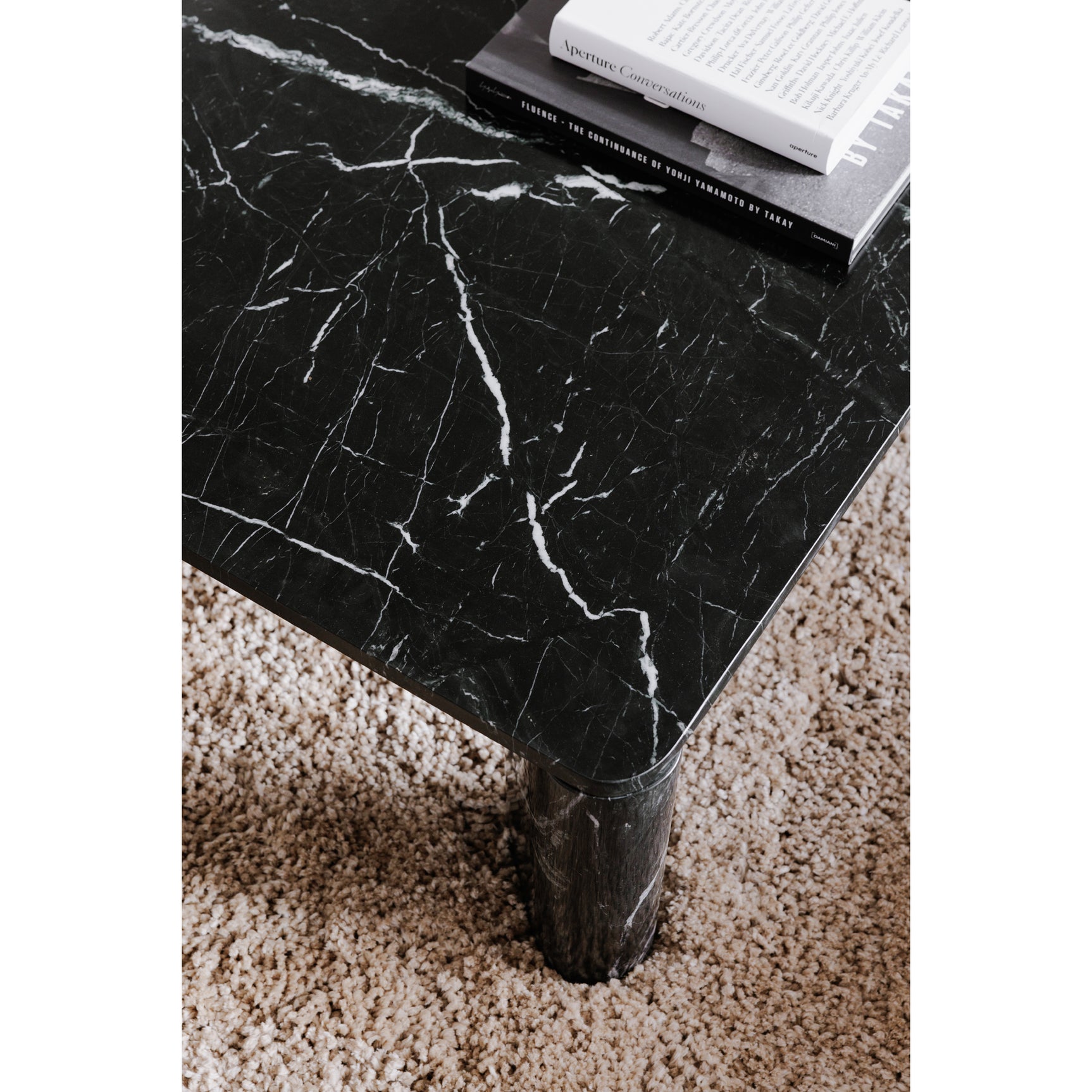 Segment Jetty Black Coffee Table - Ornate Home