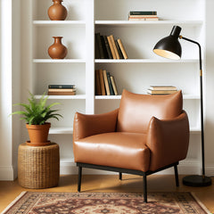 Sekil Brown Accent Chair - Ornate Home